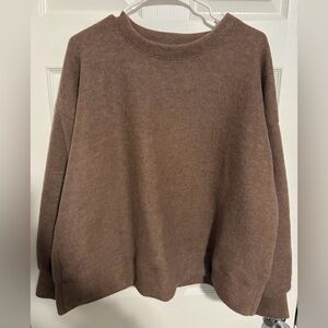 Nally & Millie Brown Crew Neck Sweater